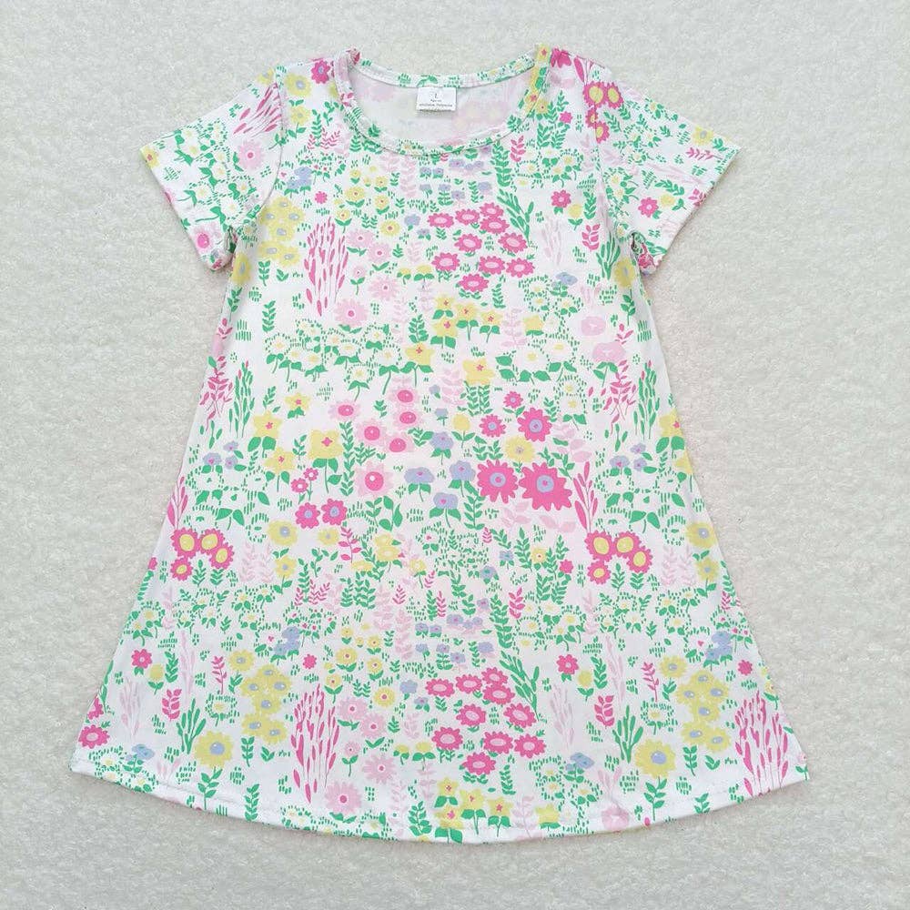 Girls Flowers Dress