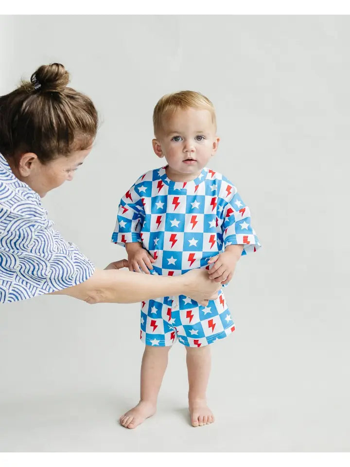 Shorts Set | Checks & Stars