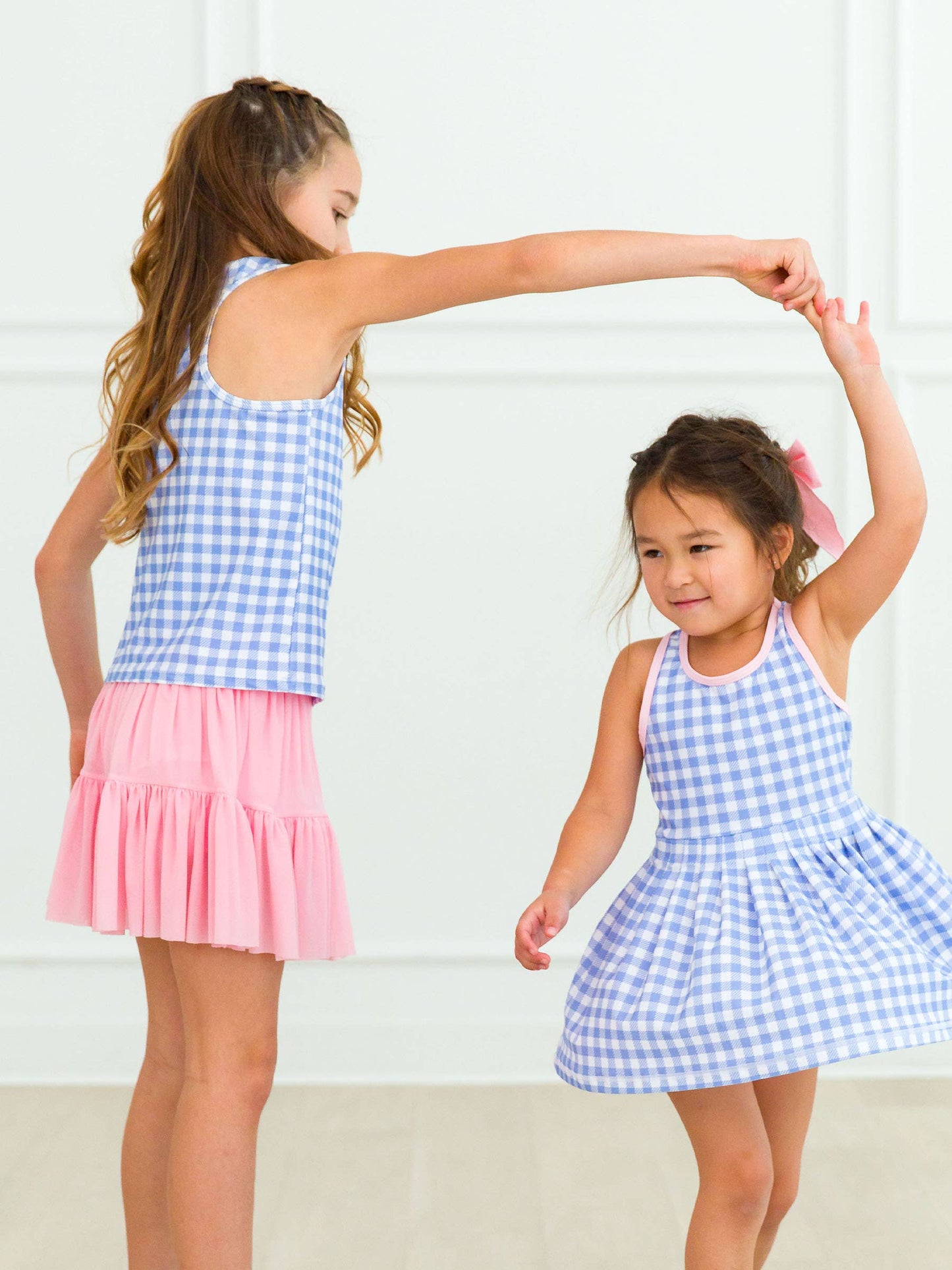 Girls Pink Active Tulle Skort