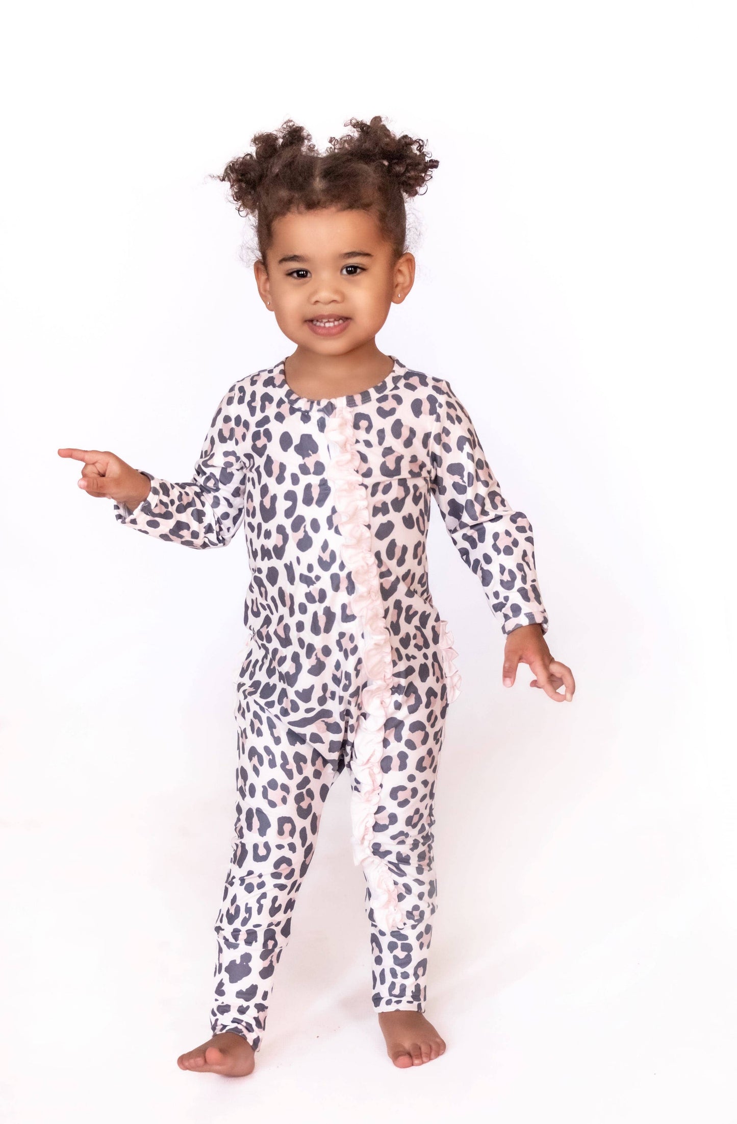 Martha's Vineyard - Bamboo Ruffle Zippy Romper