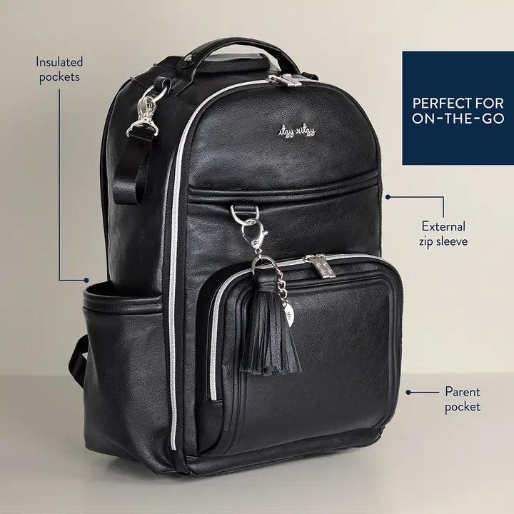 *New* Noir Boss Plus™ Backpack Diaper Bag