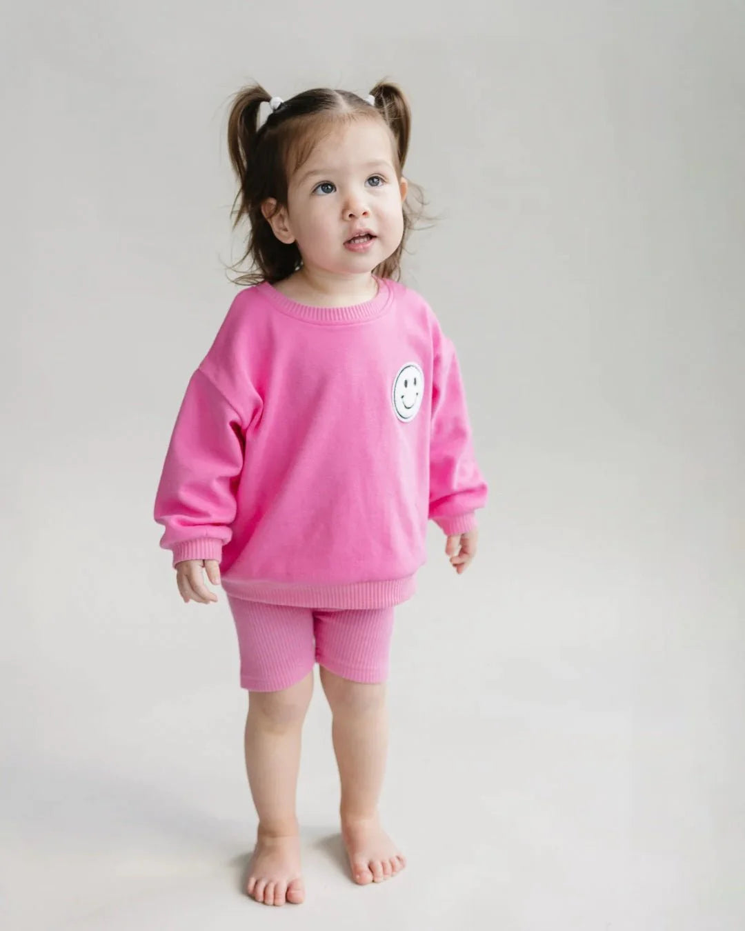 Biker Shorts Set - Pink