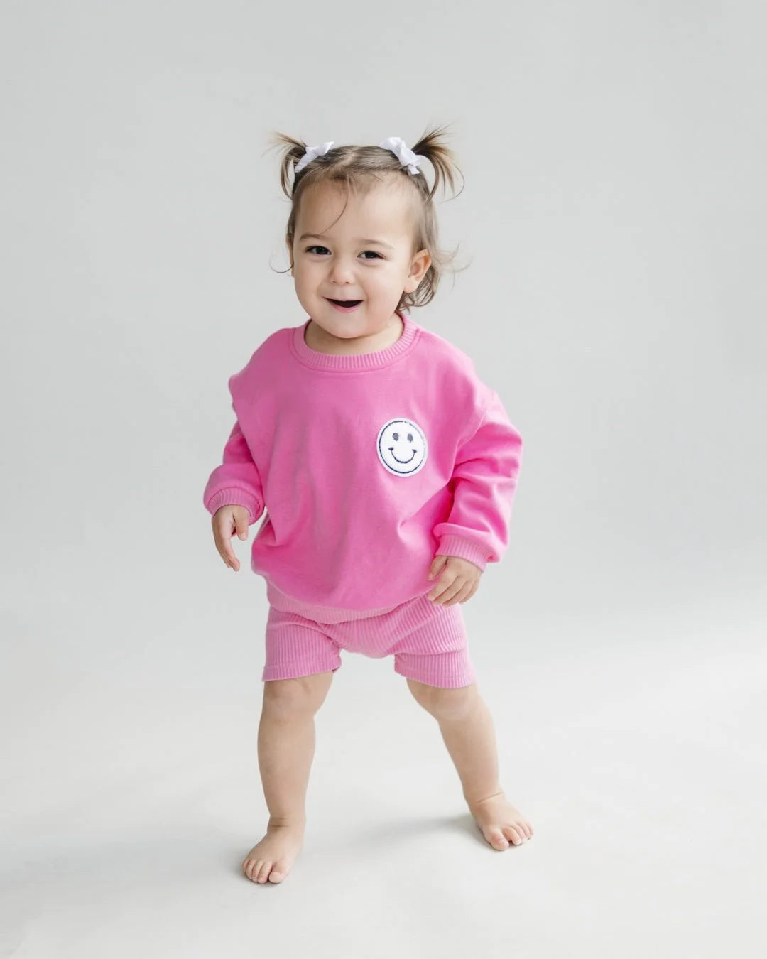 Biker Shorts Set - Pink