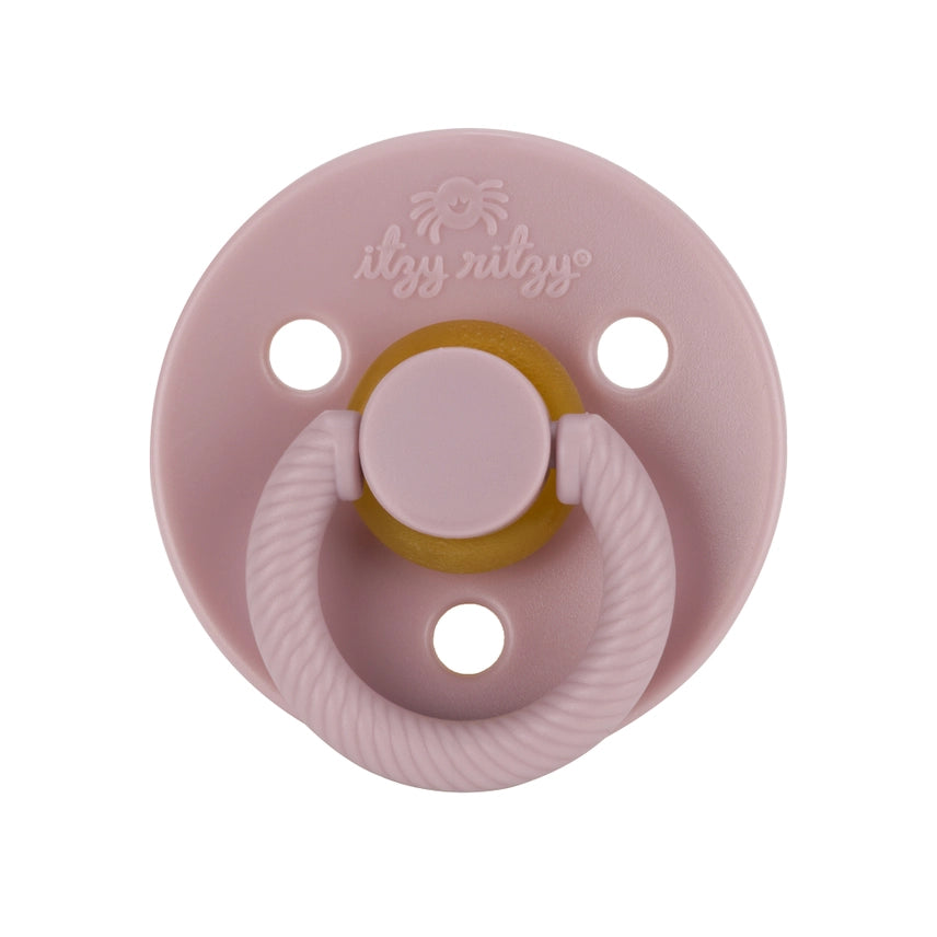 Itzy Soother™ Natural Rubber Paci Sets - Orchid & Lilac
