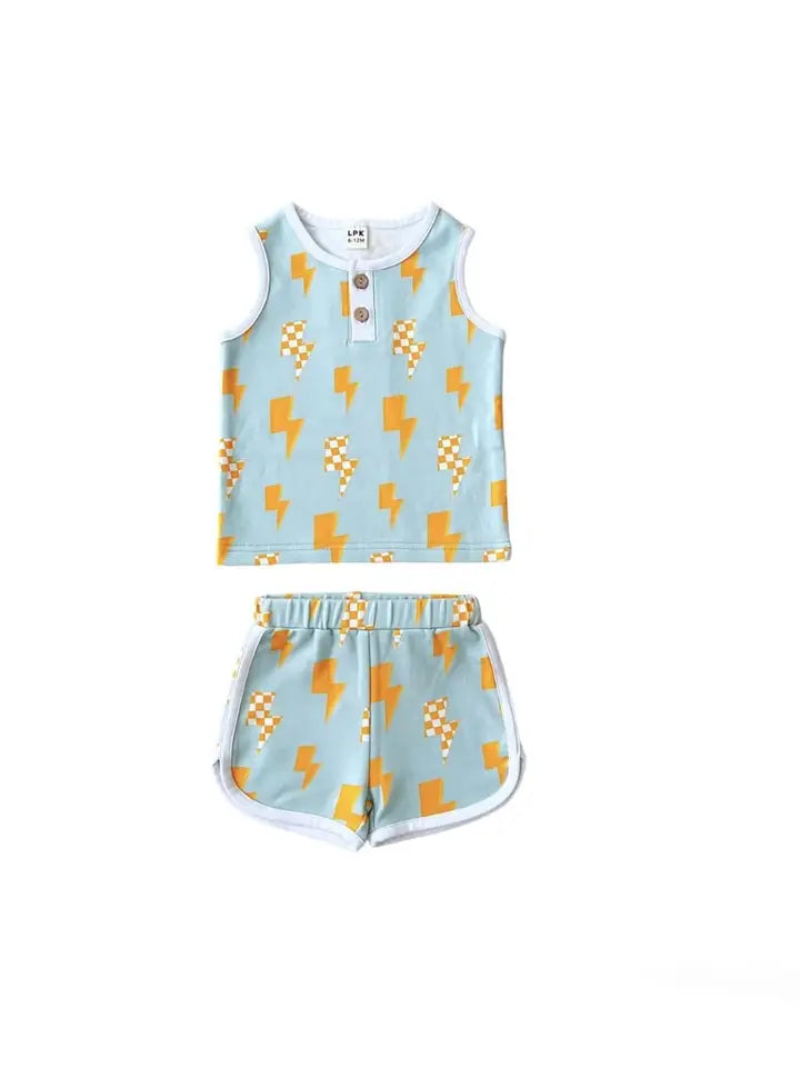 Tank & Shorts Set | Lightning Bolt
