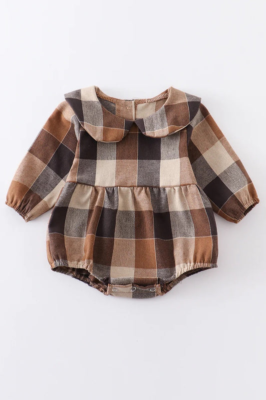 Brown Plaid Bubble