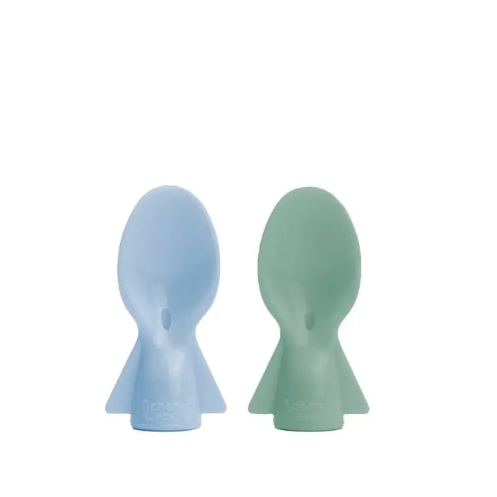 Universal Food Pouch Spoons 2 Pack - Cerulean & Sage