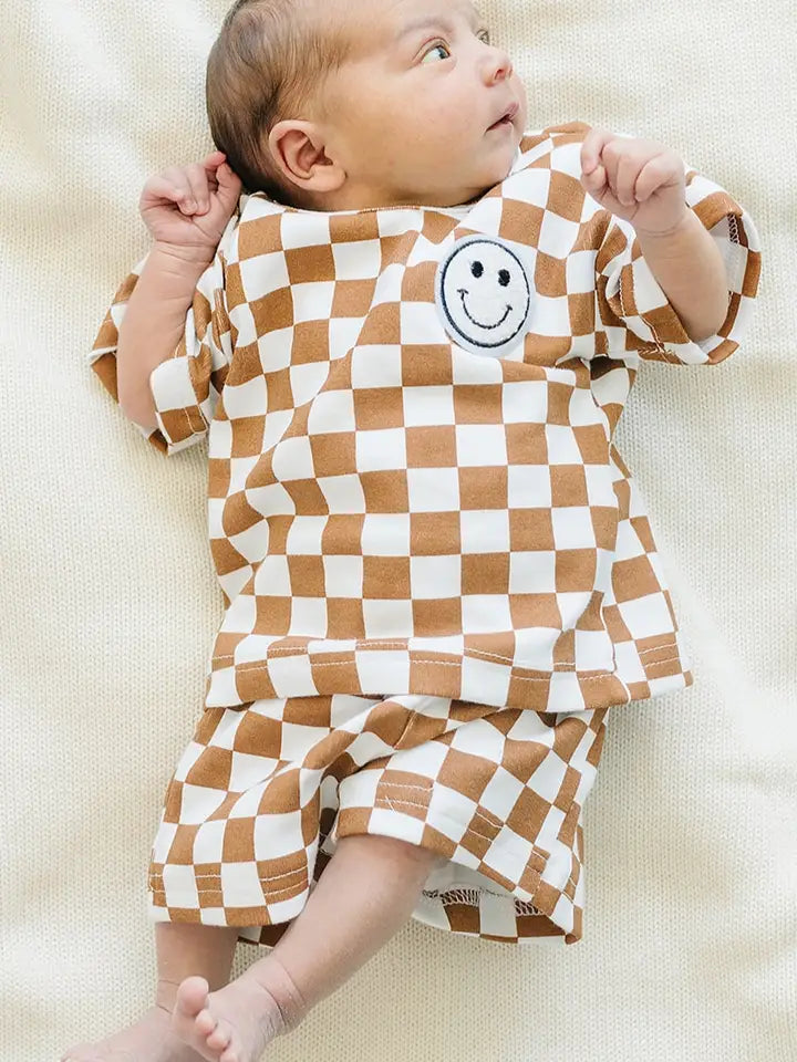 Checkered Smiley Set