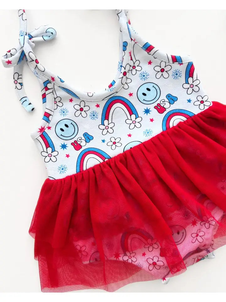 Tutu Romper | Little Miss USA