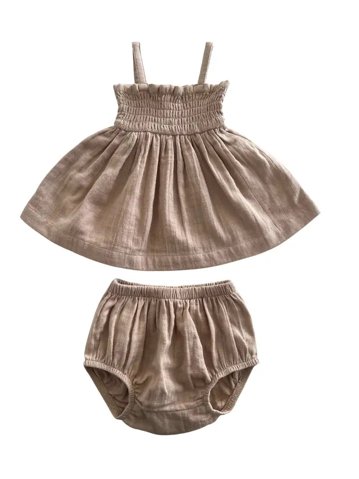 Organic Smocked Set