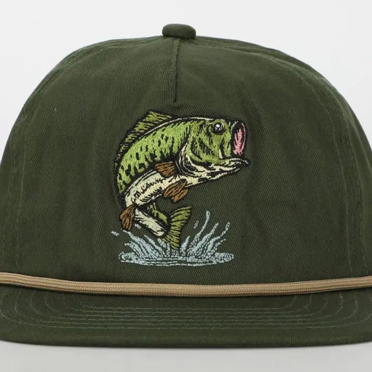 Bass Snapback Rope Hat