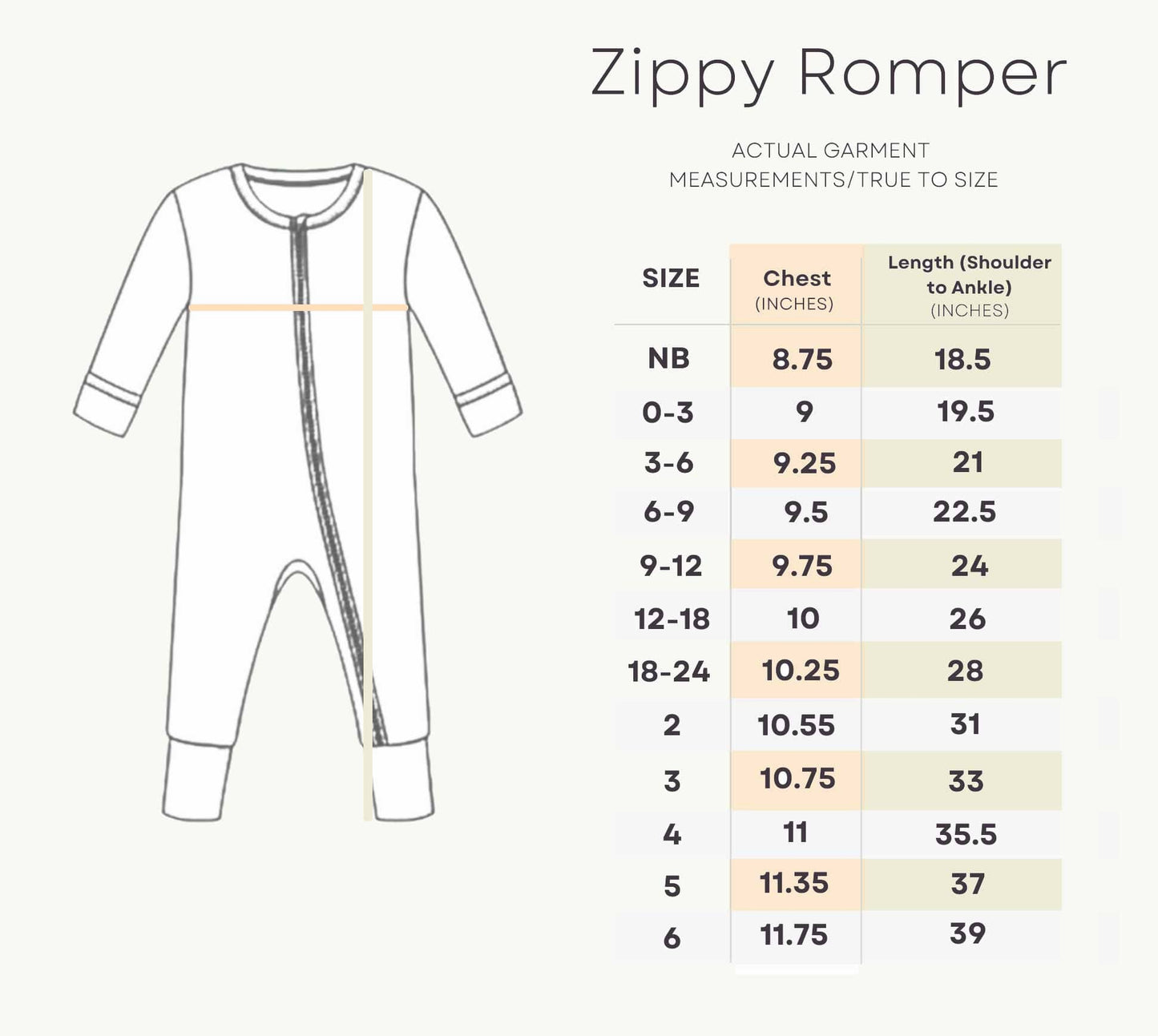 Starry Night - Bamboo Zippy Romper