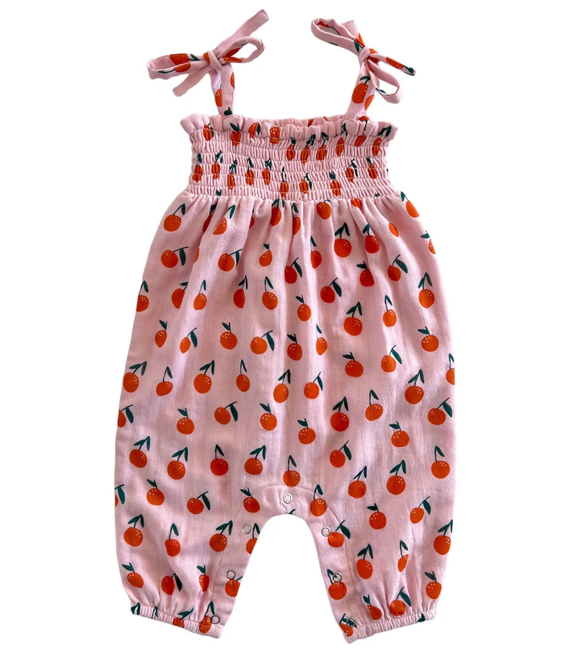 Blush Oranges / Organic Smocked
Jumpsuit (Baby -Kids)