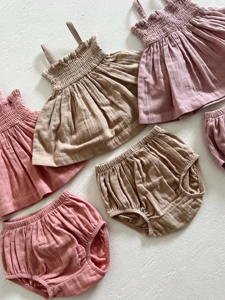 Organic Smocked Set