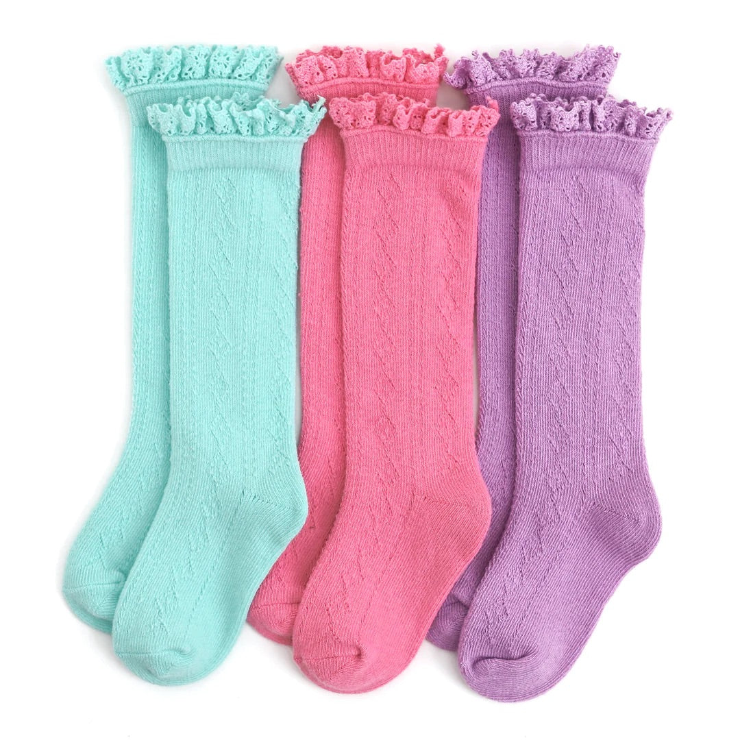 Bon Bon Fancy Knee High Sock 3 Pack