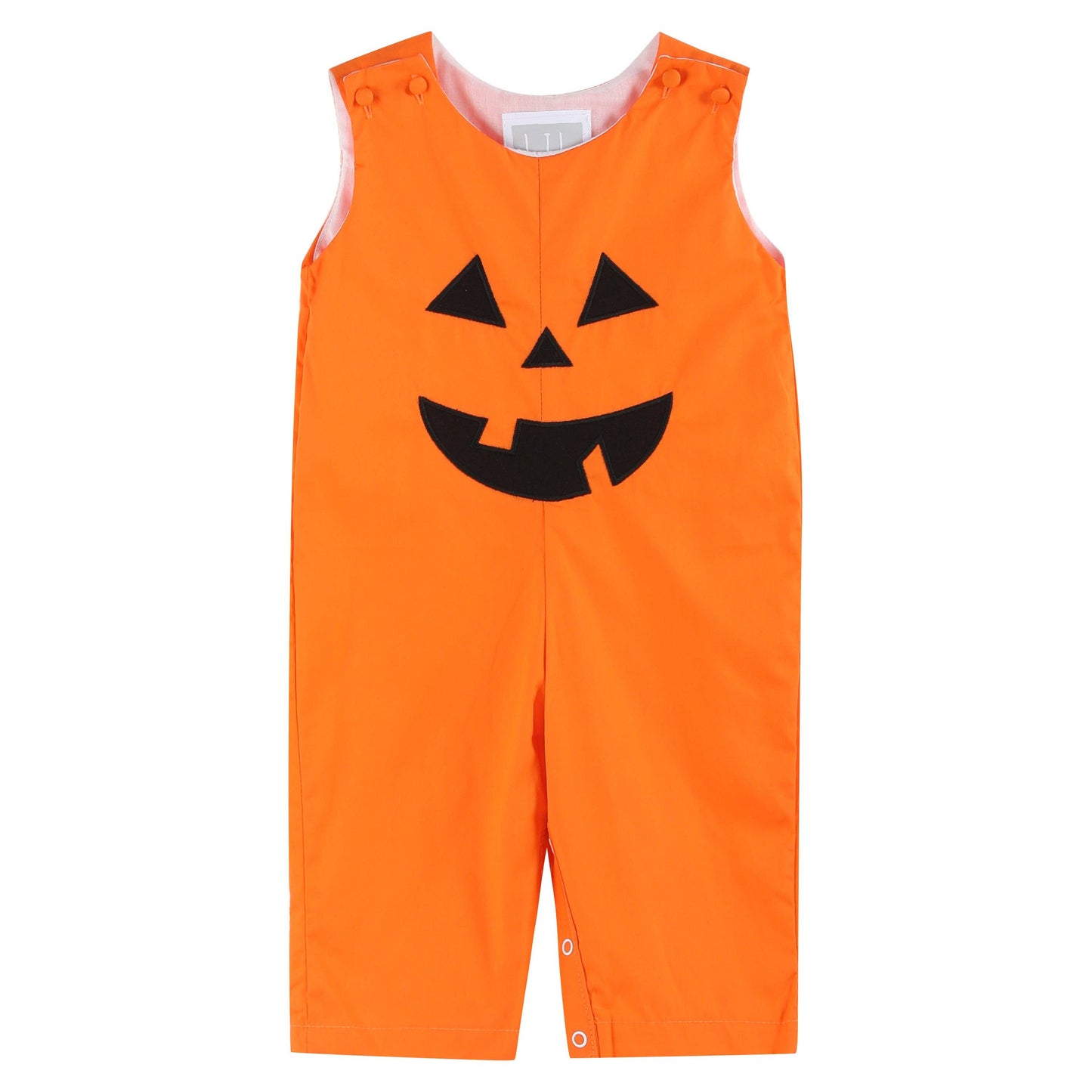 Jack-O-Lantern Pumpkin Halloween Overalls