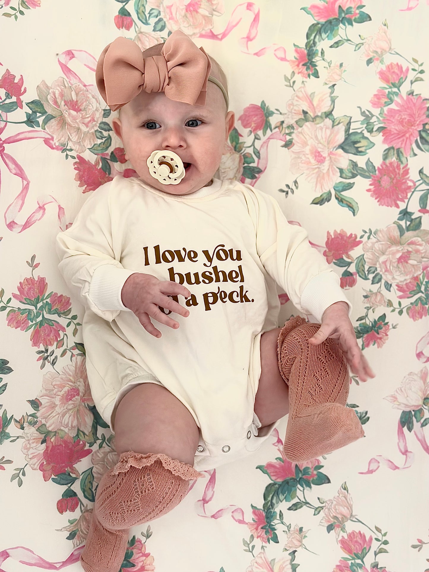 I Love You Bamboo Bubble Romper