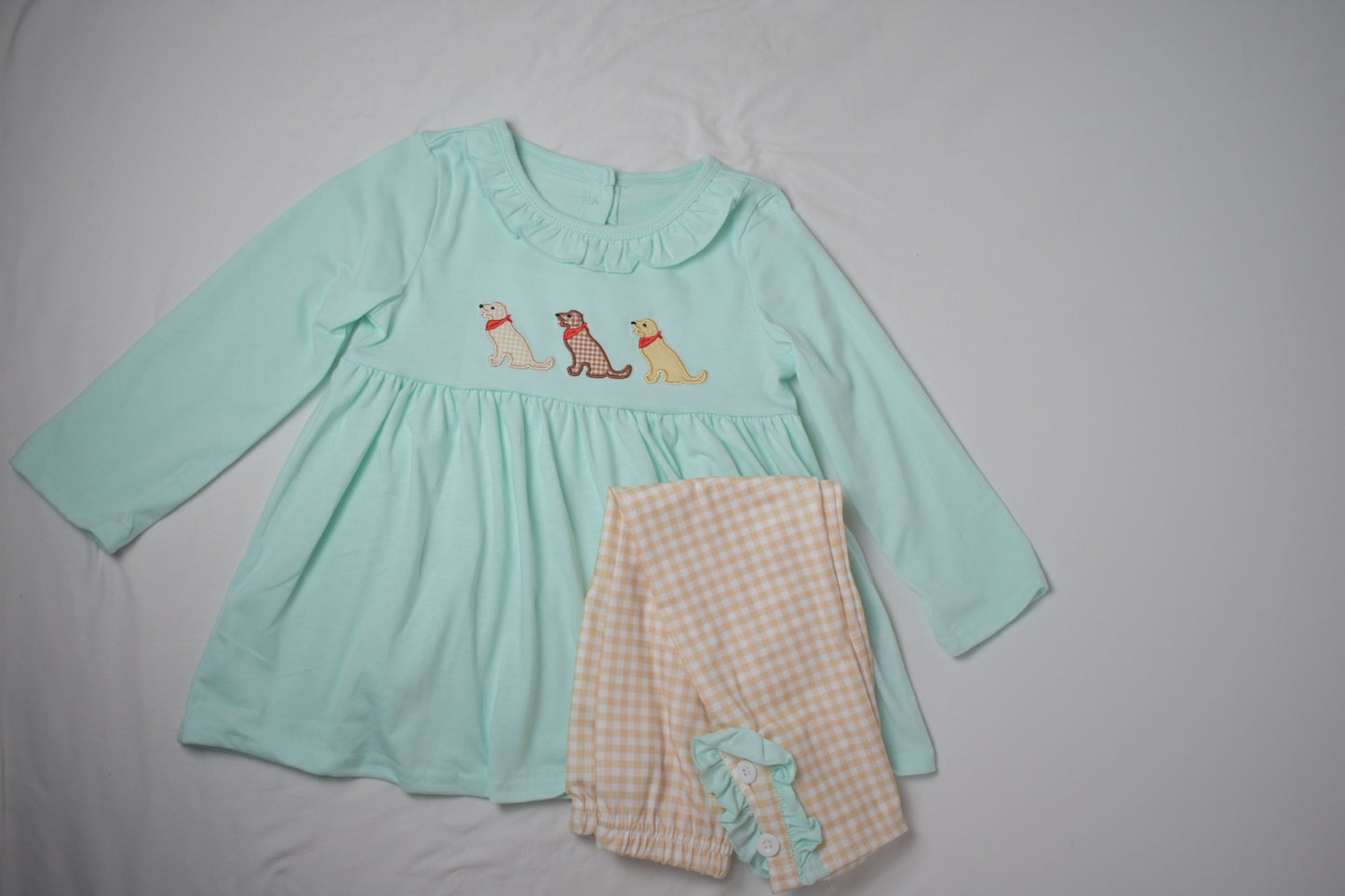 Mint Dog Pant Set