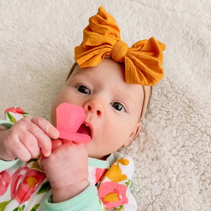 Teensy Teether™ Soothing Silicone Teether - Diamond