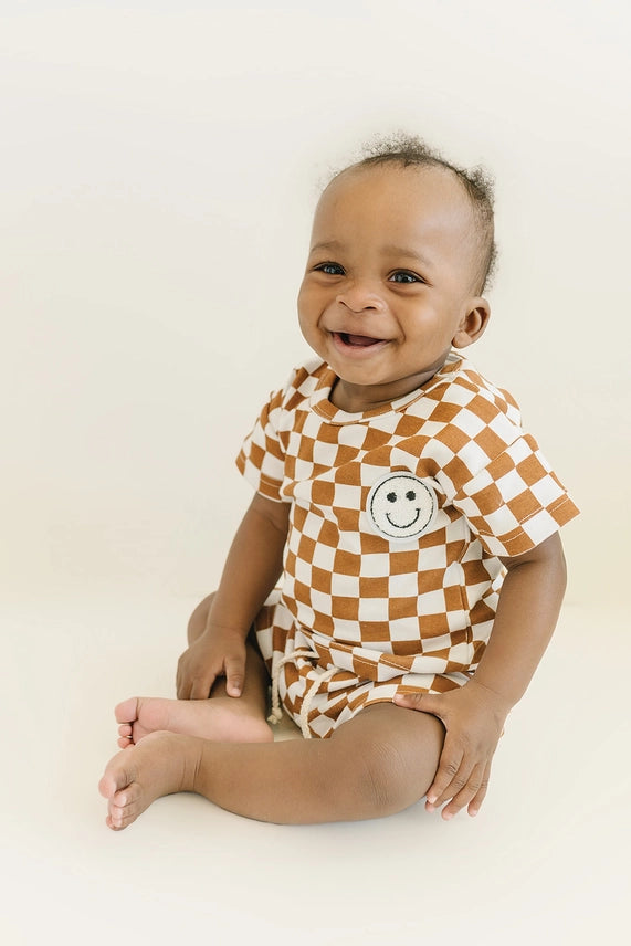 Checkered Smiley Set