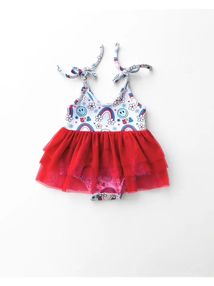 Tutu Romper | Little Miss USA