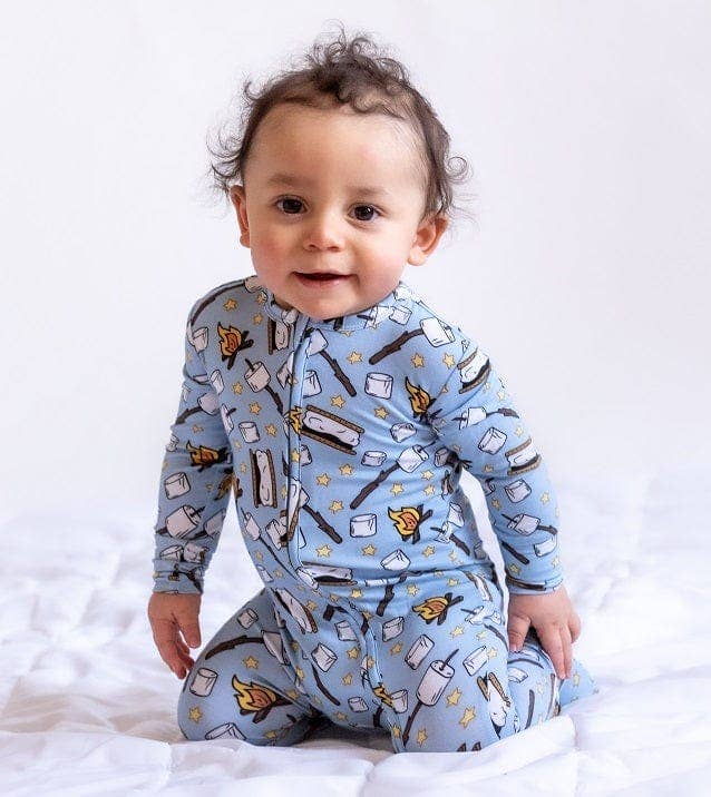 Starry Night - Bamboo Zippy Romper