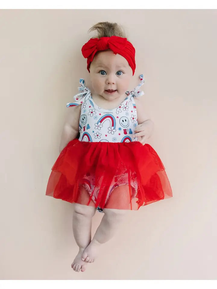 Tutu Romper | Little Miss USA