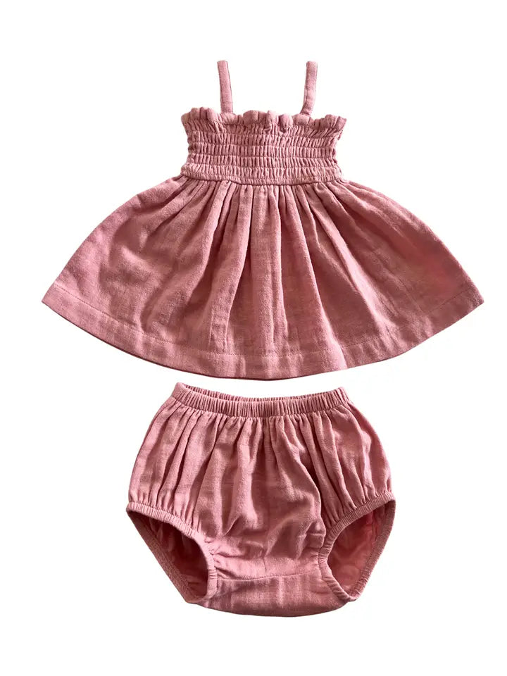 Organic Smocked Set